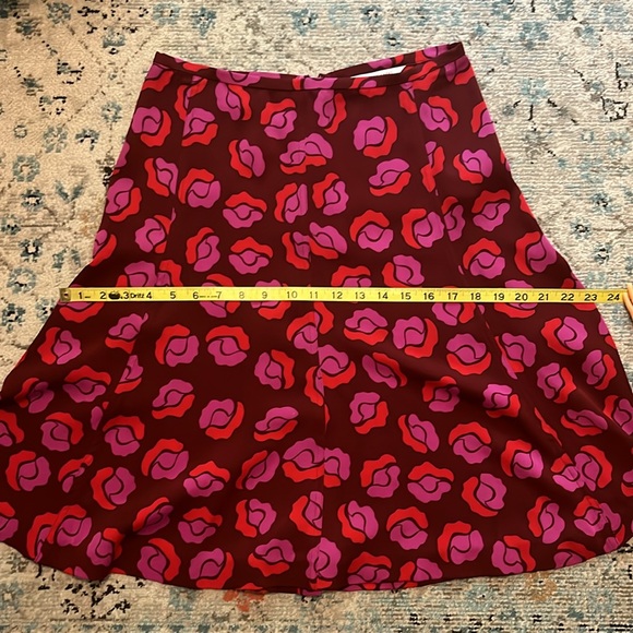 DVF Rosalita Ballet Rose Floral Silk Skirt - Picture 8 of 15